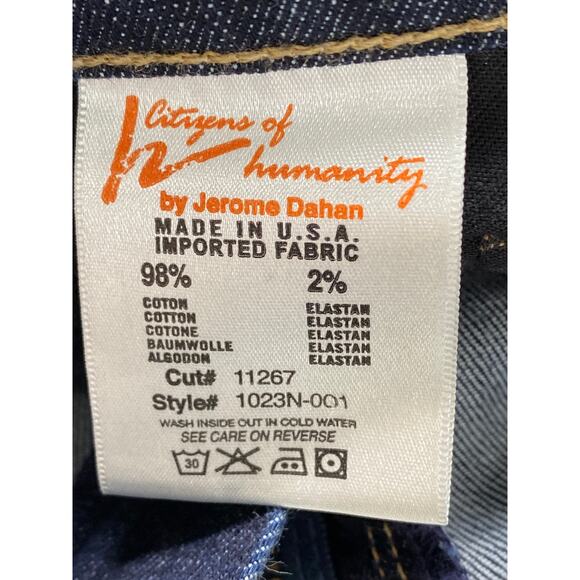 Citizens of Humanity Dita Petite Bootcut Leg Jeans Womens Sz 30 Western Boho - Picture 7 of 12